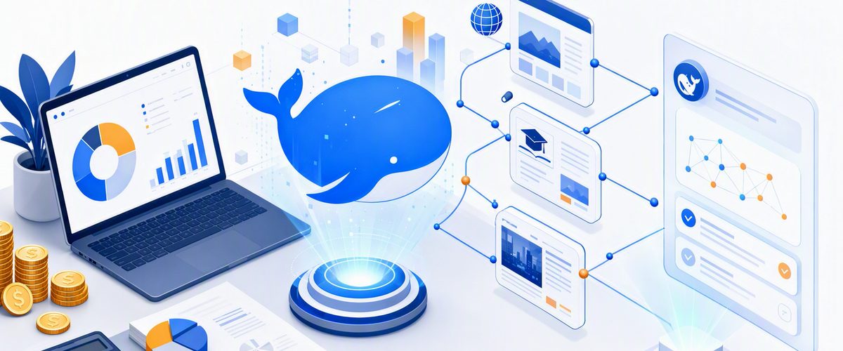 DeepSeek推广费用构成与预算档位示意图