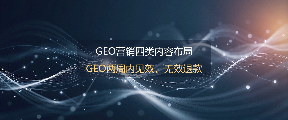 GEO营销四类内容布局示意图