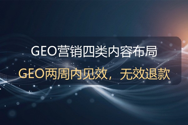 GEO营销内容怎么布局？让品牌被AI优先引用的四类内容