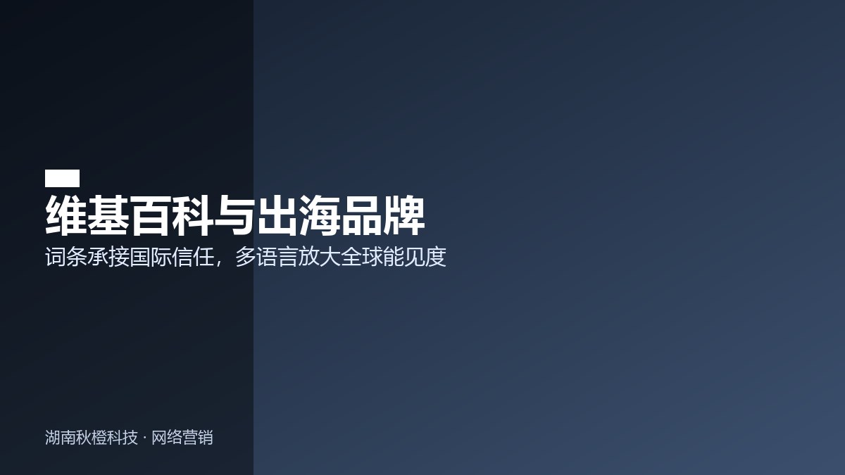 维基百科与出海品牌联动