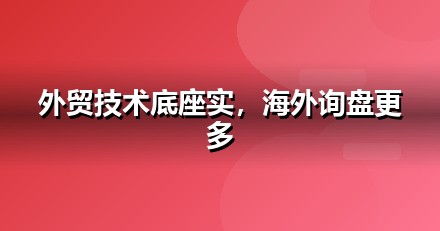 外贸出口官网与小程序的GEO技术底座：别让技术拖后腿